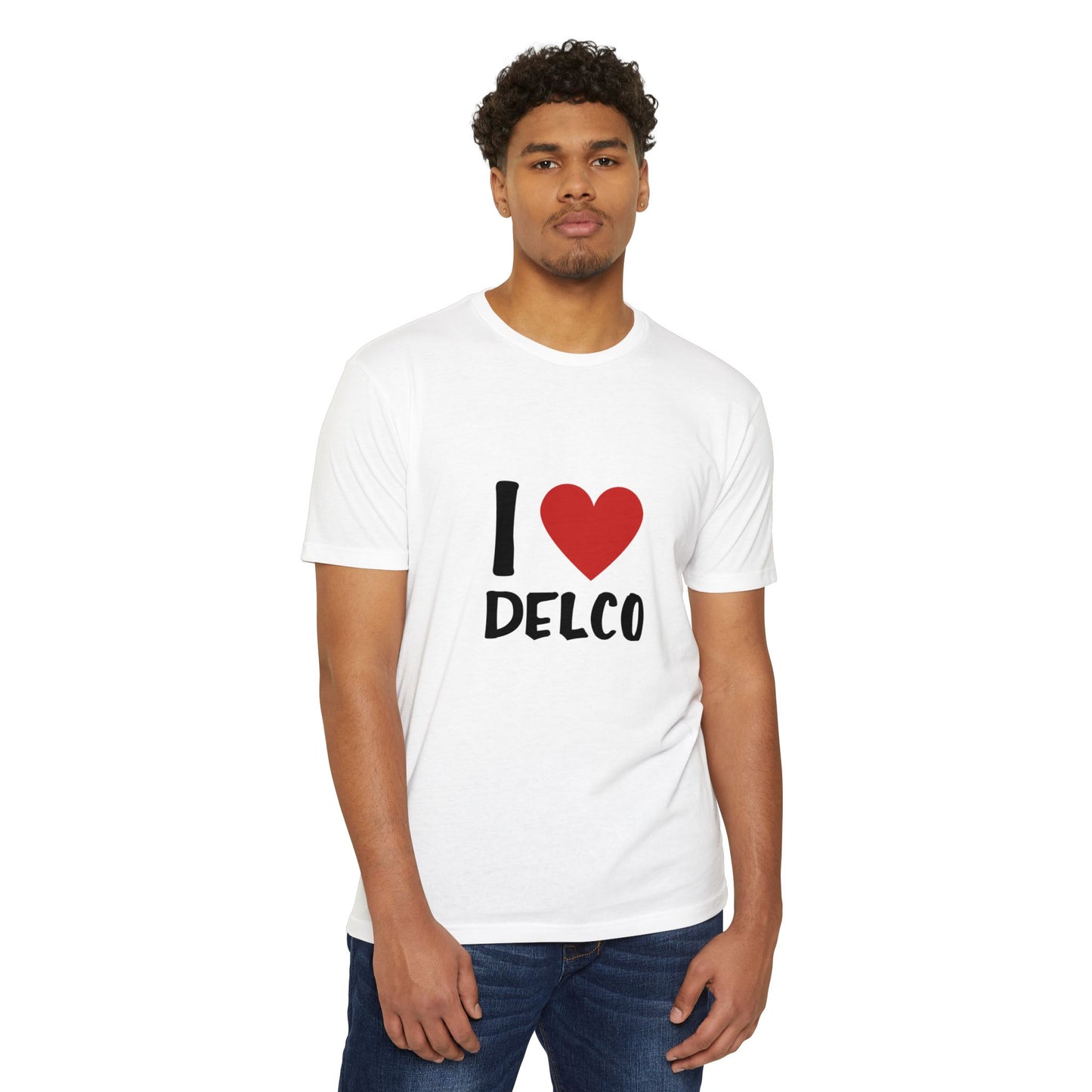 I Love Delco CVC T-shirt