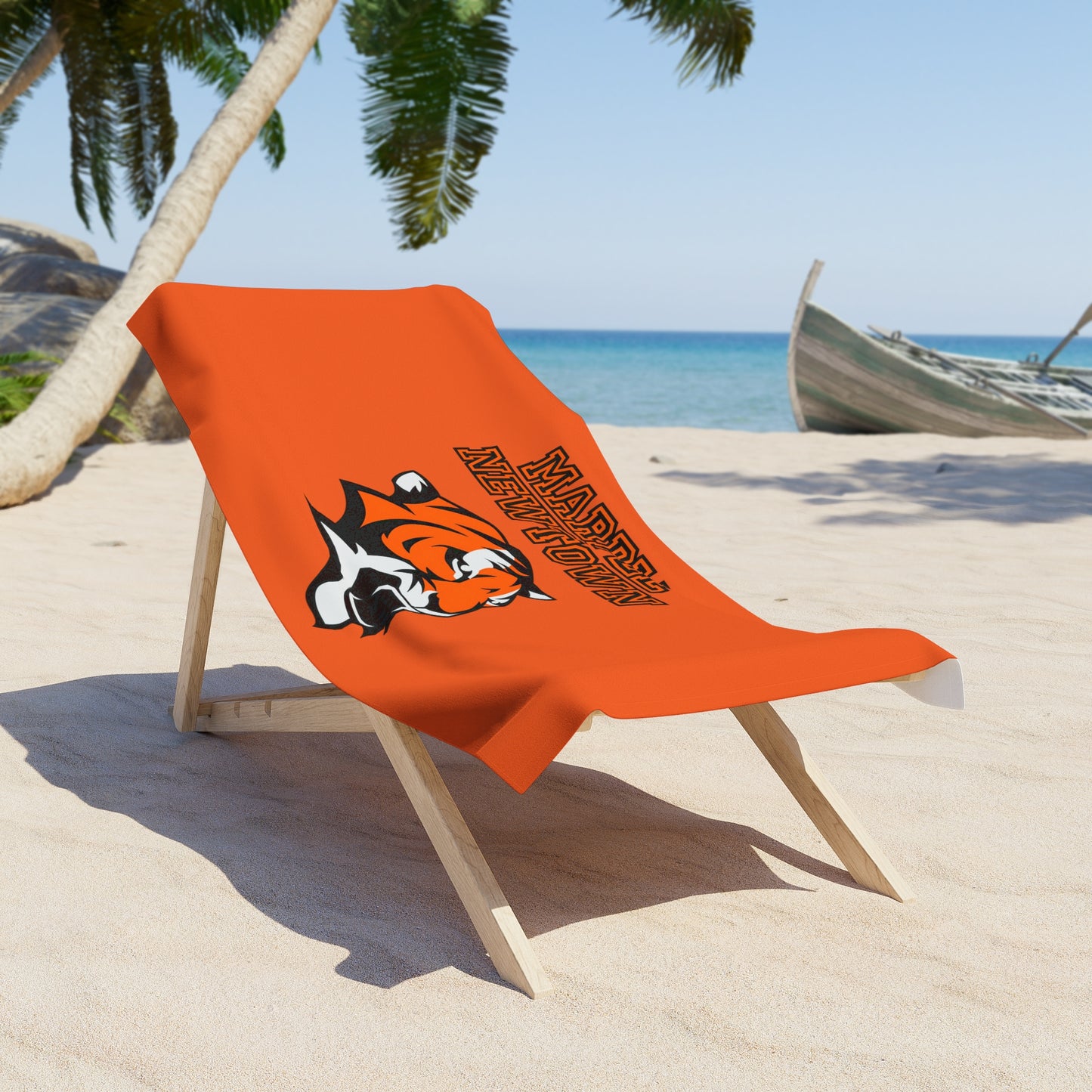 Marple Newtown Tigers Darby Creek Beach Towel