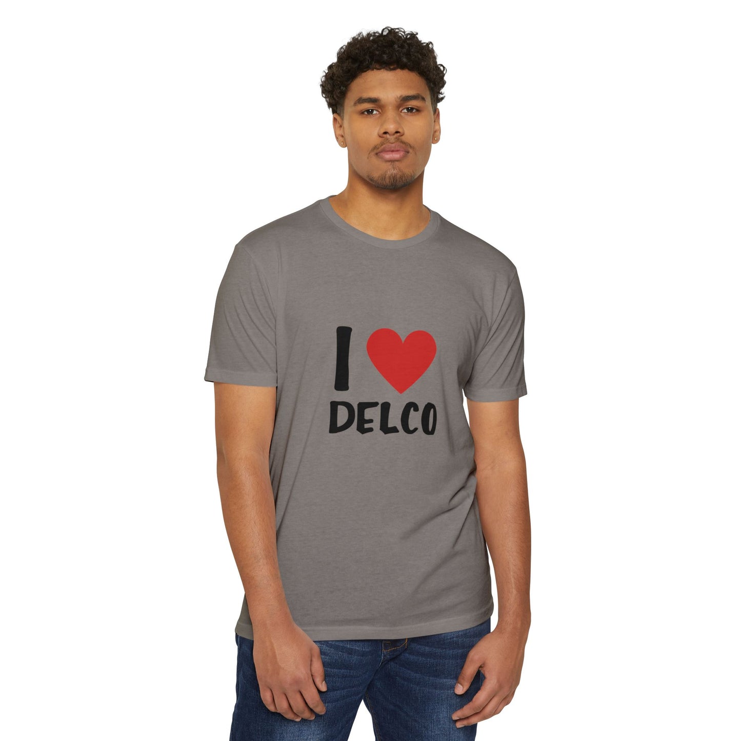 I Love Delco CVC T-shirt