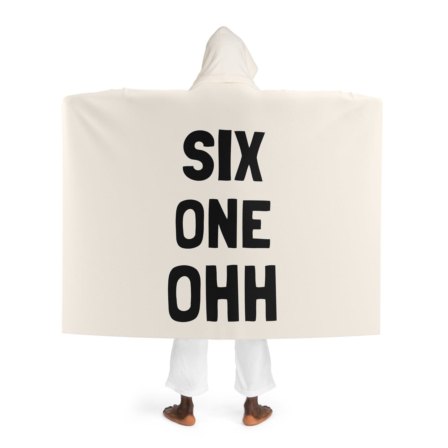 Hooded Sherpa Fleece Blanket