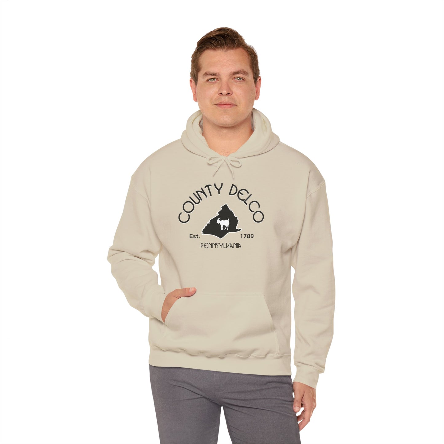 County Delco Goat Hoodie