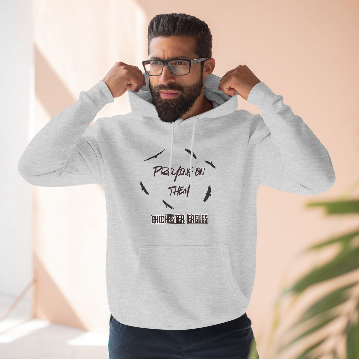 Preying on Them Fleece Hoodie