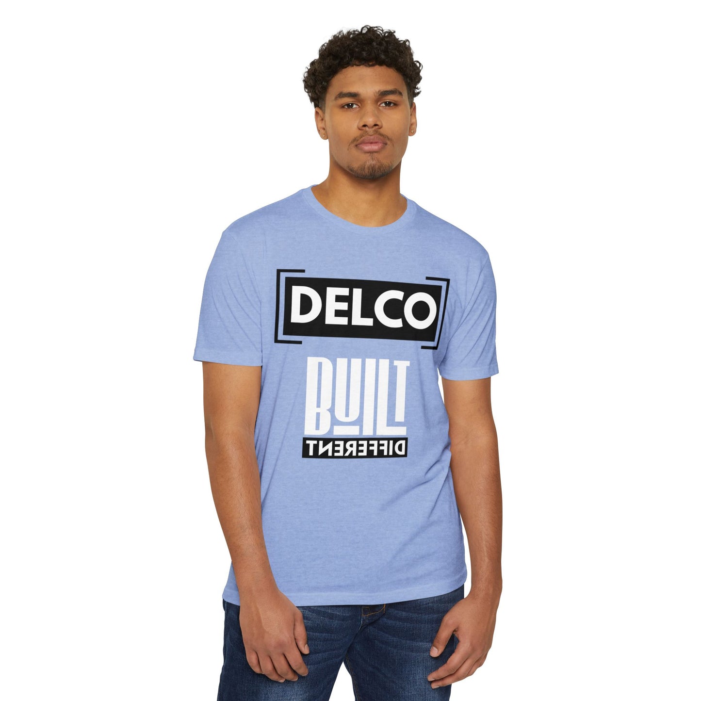 Built Different Delco CVC T-shirt