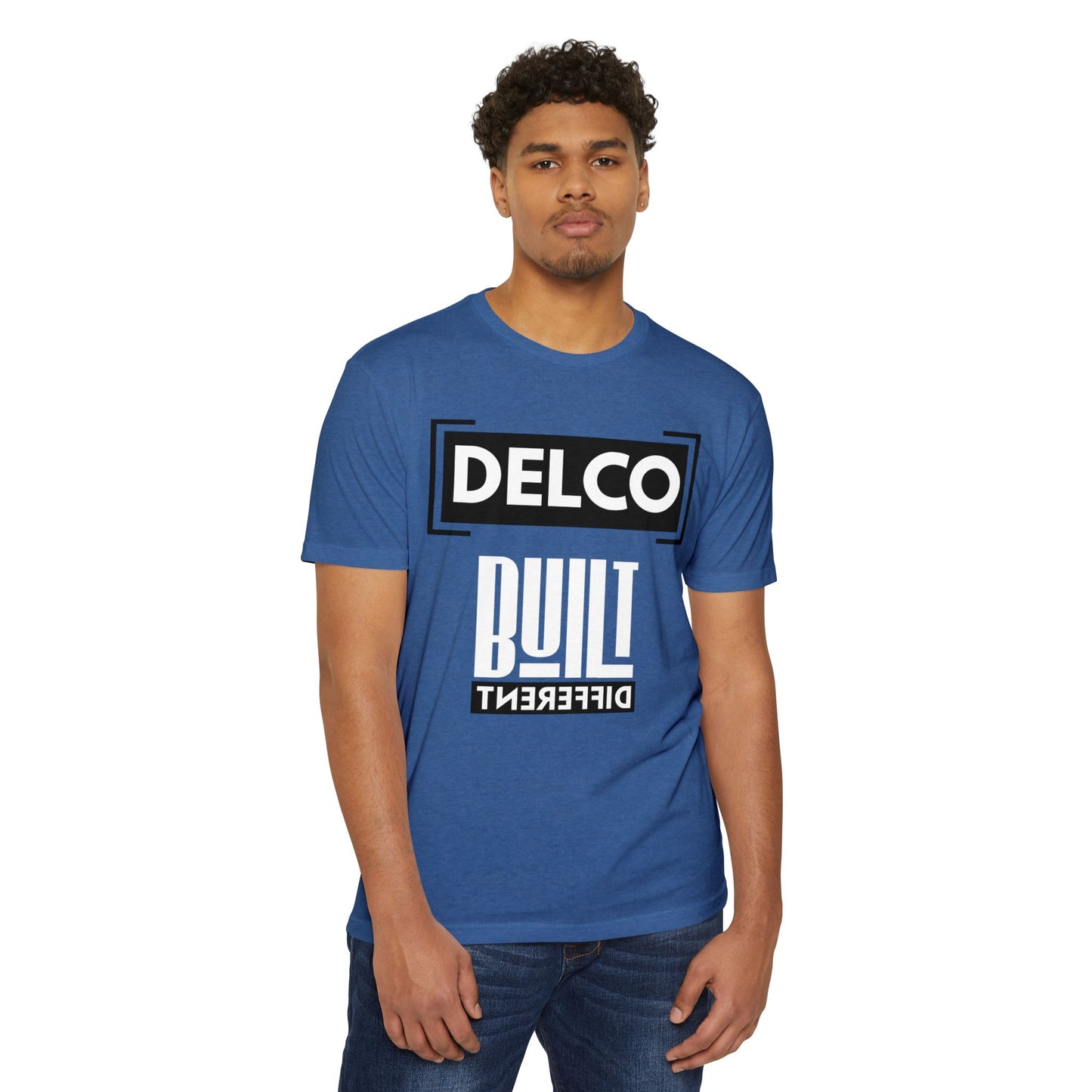 Built Different Delco CVC T-shirt
