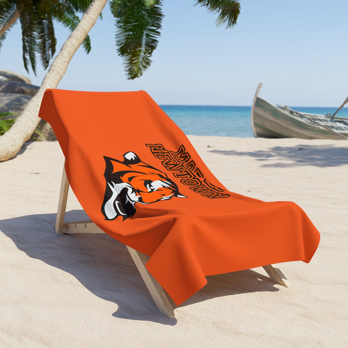 Marple Newtown Tigers Darby Creek Beach Towel