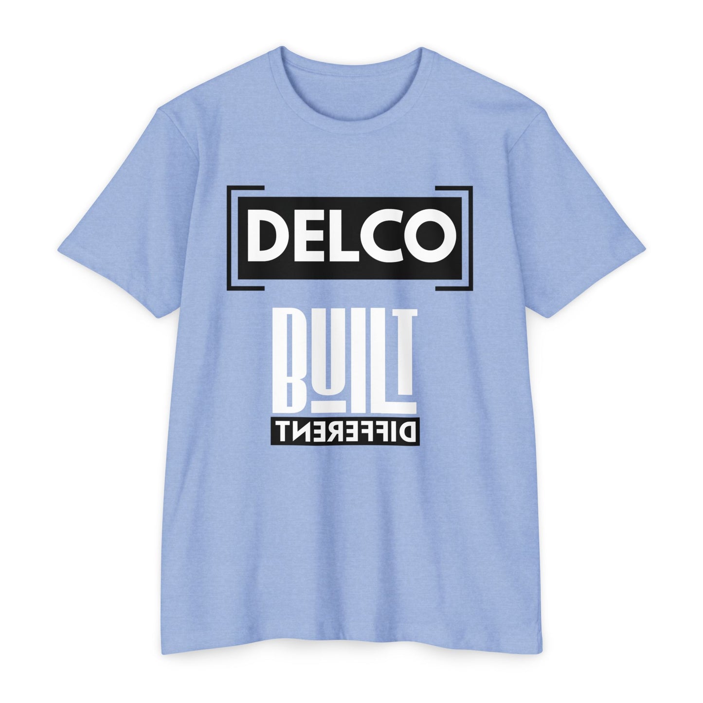 Built Different Delco CVC T-shirt