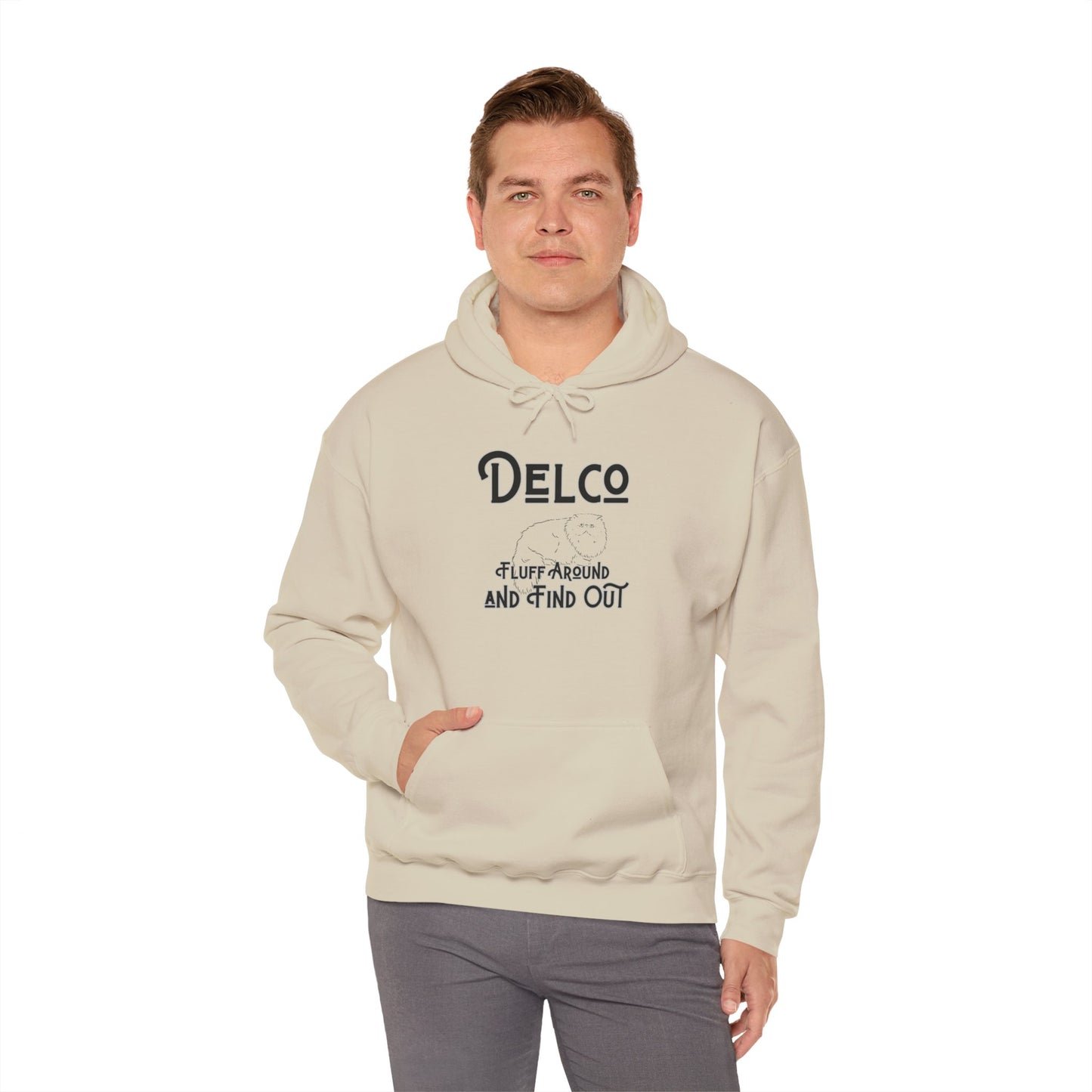 Fluff Around and Find Out Delco Hoodie