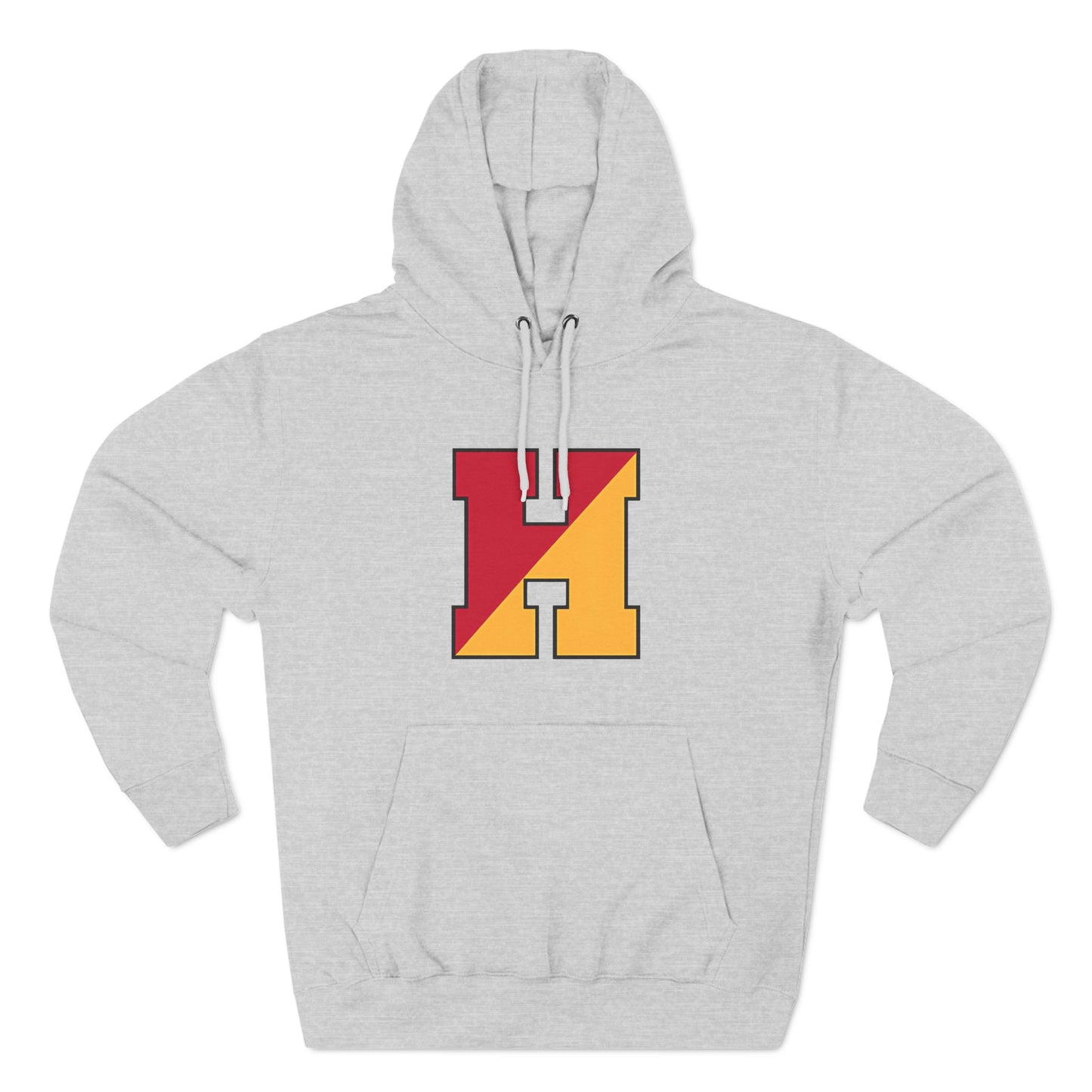 Three-Panel Fleece Hoodie