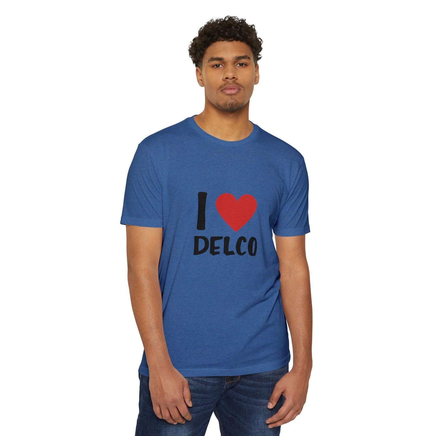 I Love Delco CVC T-shirt