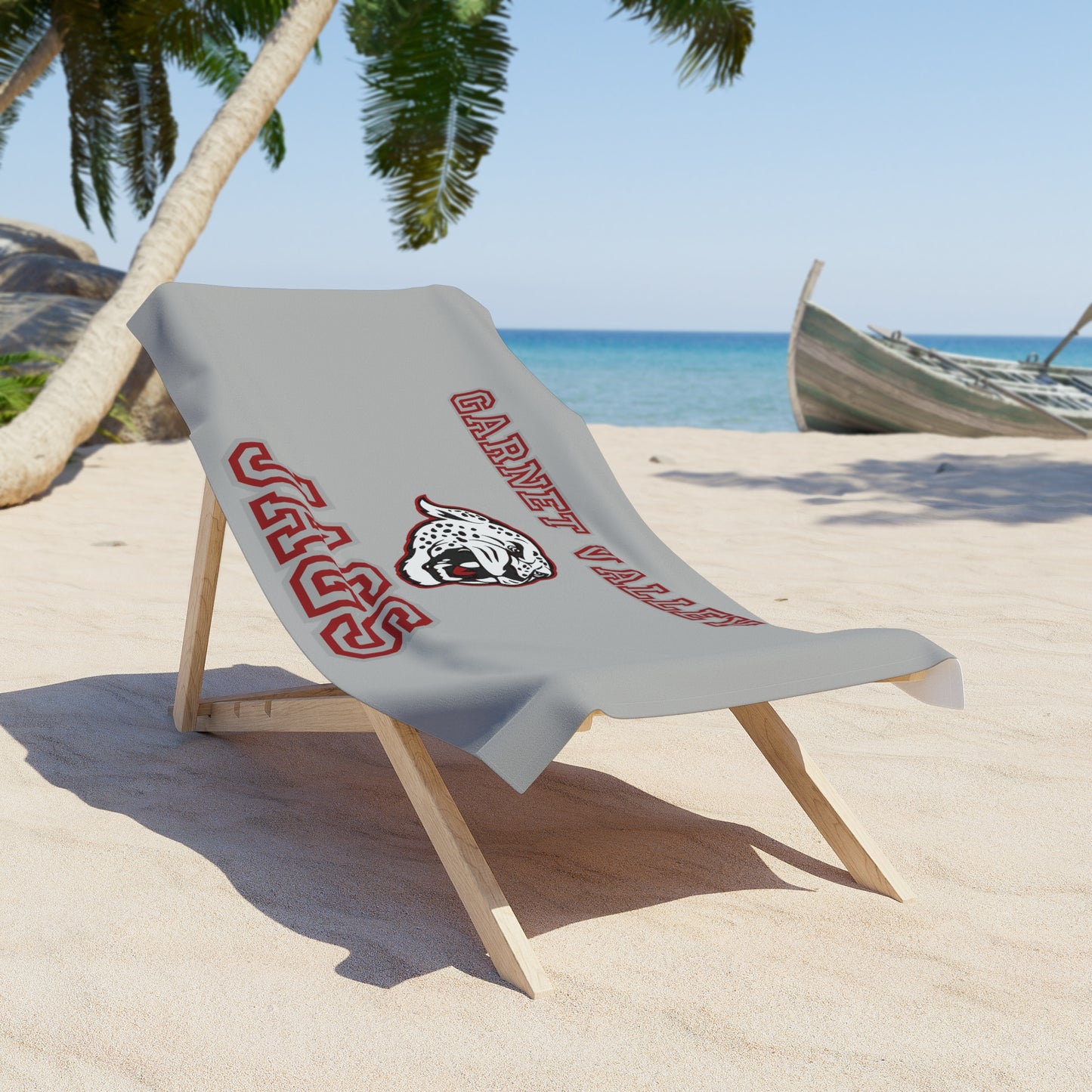 Garnet Valley Jags Darby Creek Beach Towel