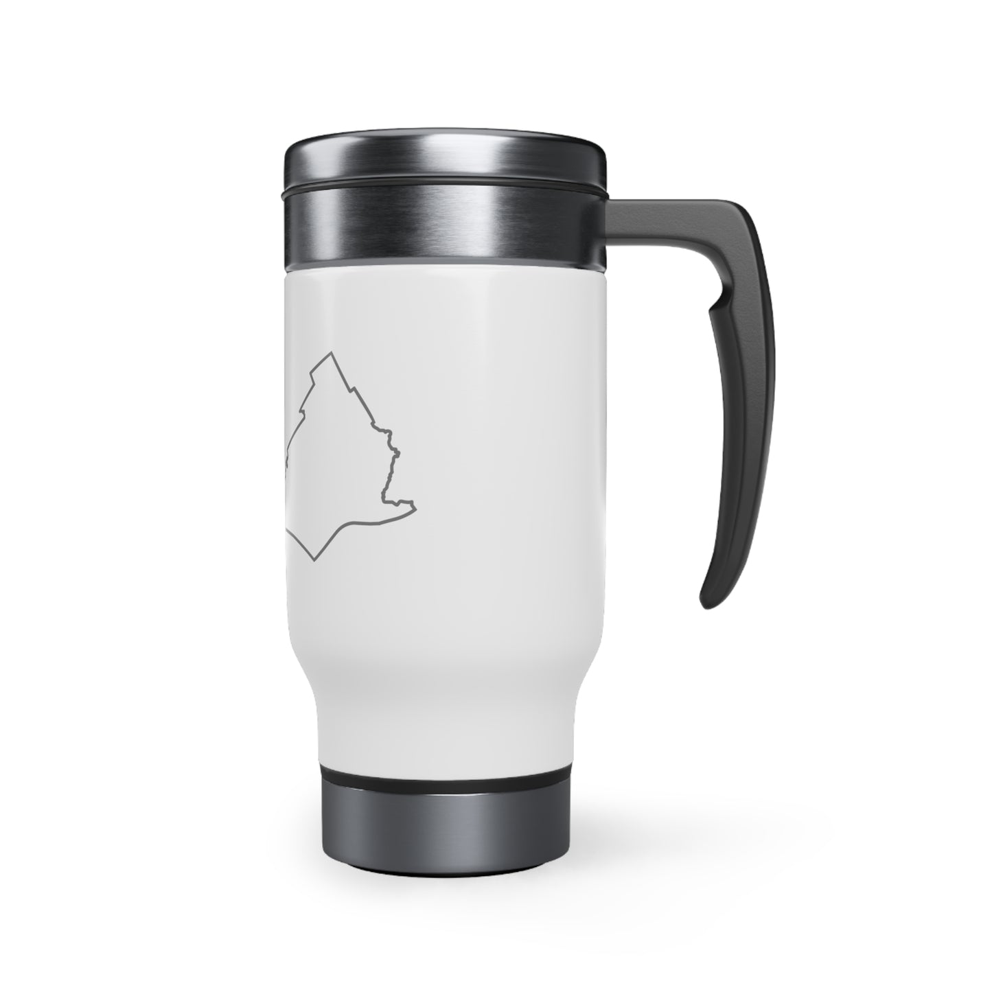 Stainless Steel Travel Mug with Fancy Handle