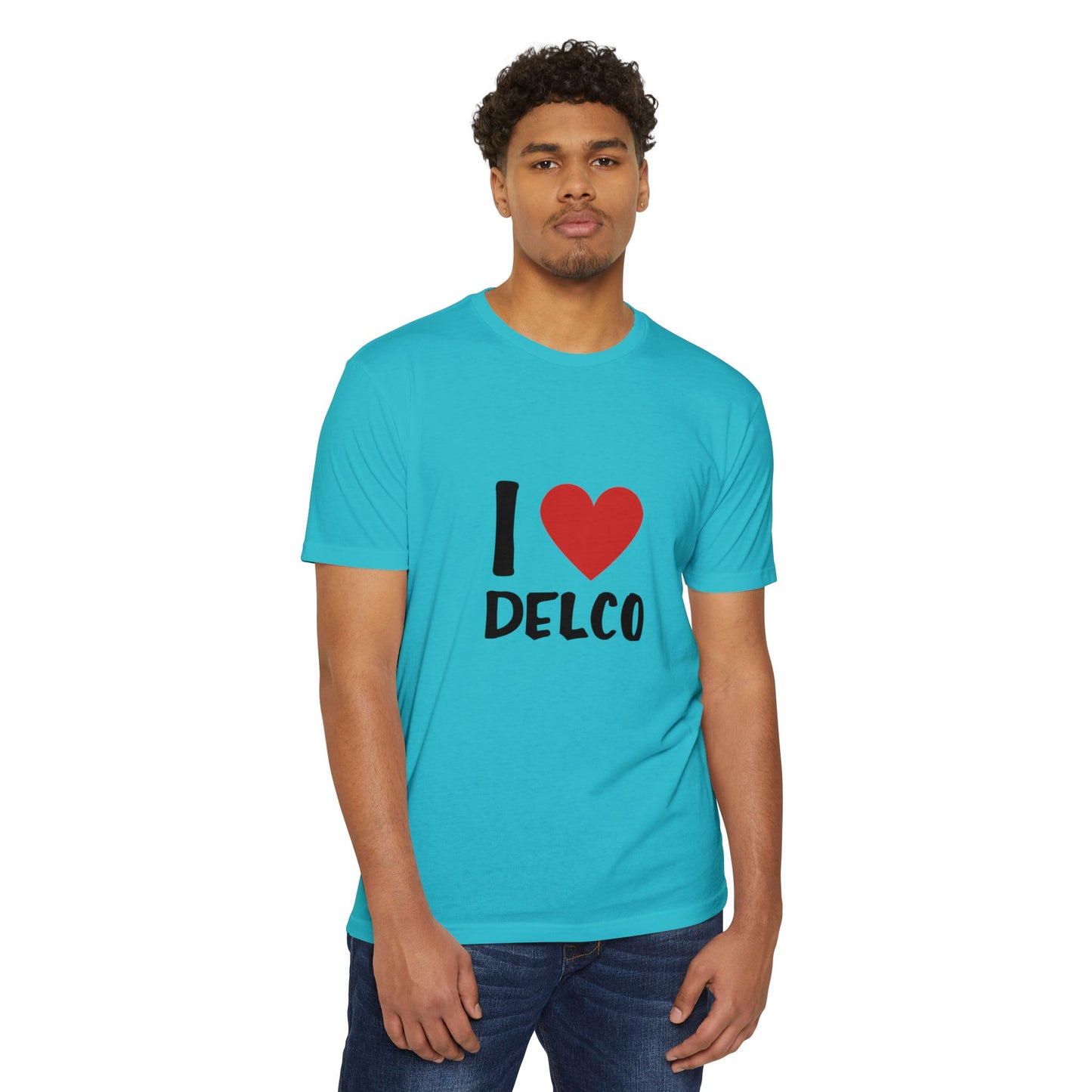 I Love Delco CVC T-shirt