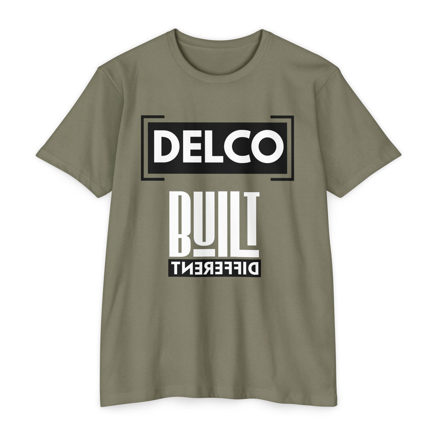 Built Different Delco CVC T-shirt