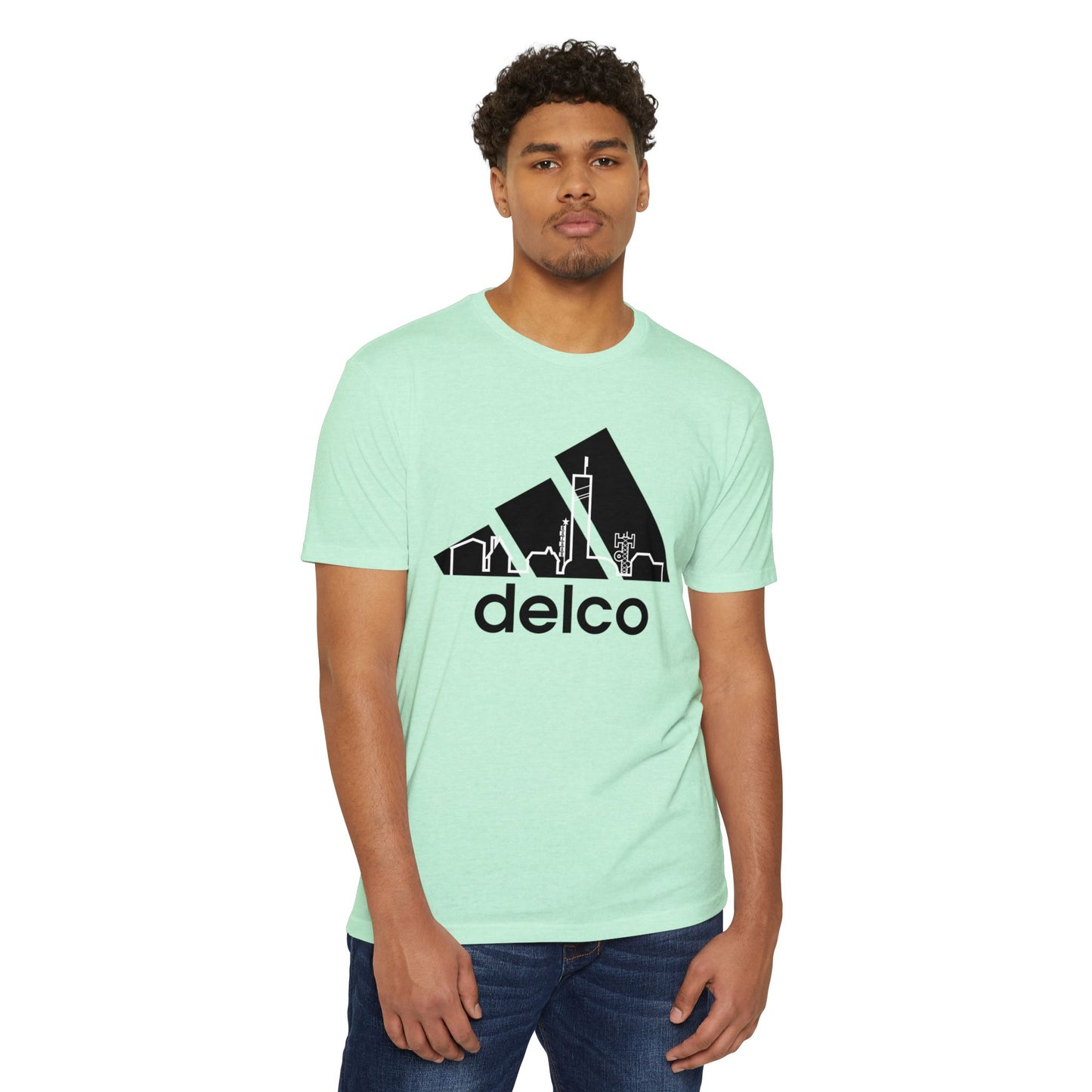All Day Skyline Delco CVC T-shirt