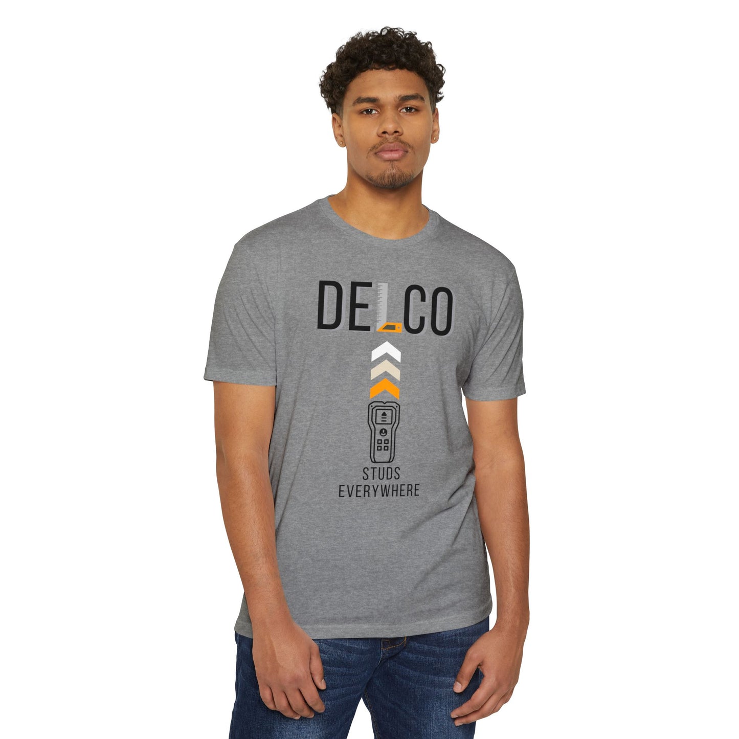 Studs Everywhere Delco CVC T-shirt