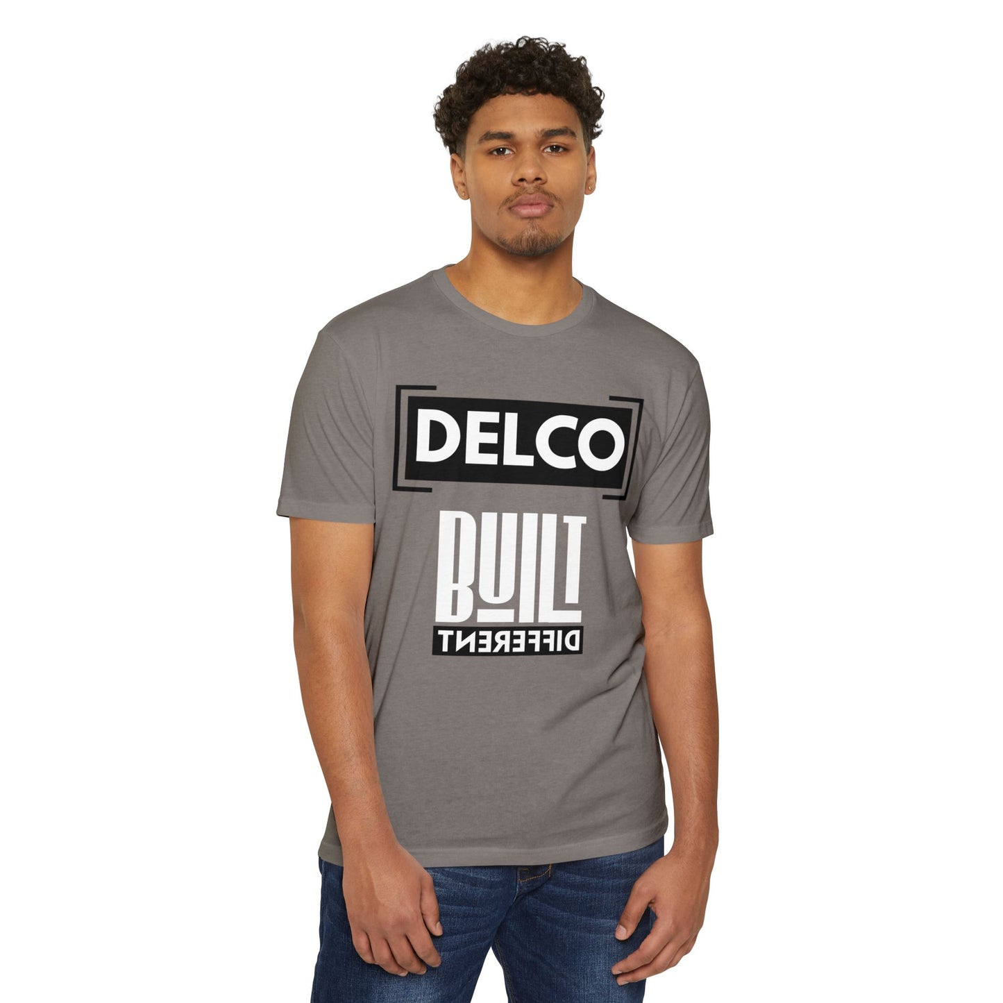 Built Different Delco CVC T-shirt
