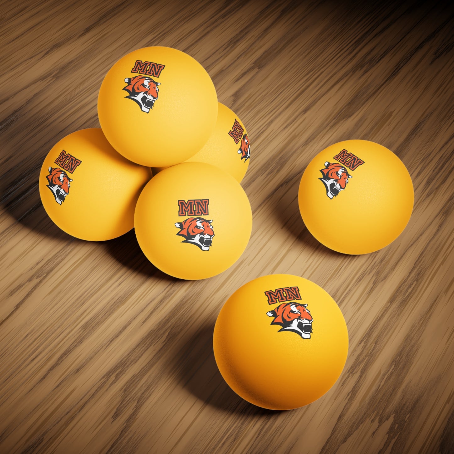 Marple Newtown Tigers Ping Pong Balls, 6 pcs