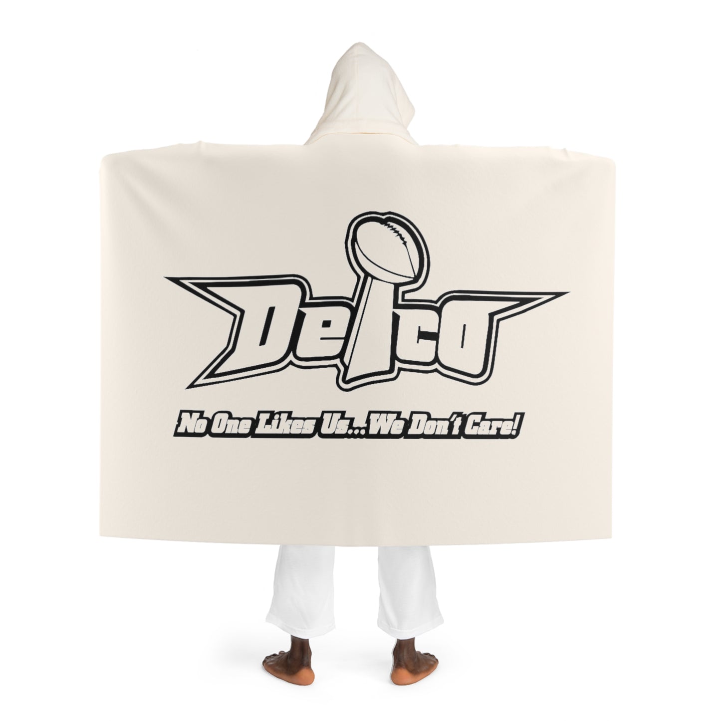 Hooded Sherpa Fleece Blanket