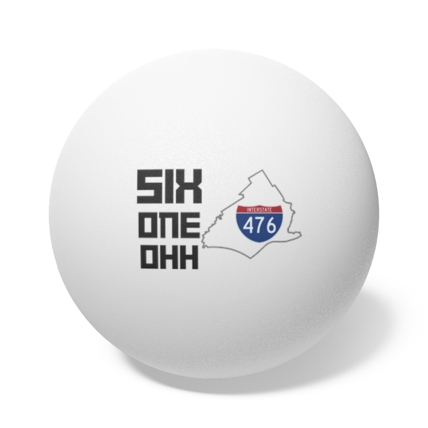 Ping Pong Balls, 6 pcs