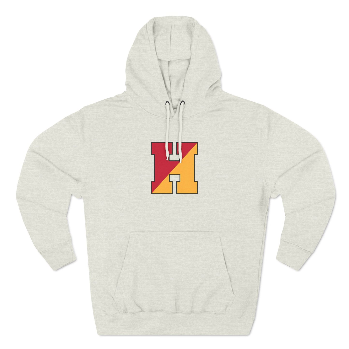 Three-Panel Fleece Hoodie