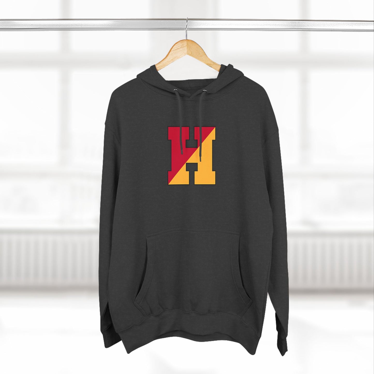 Three-Panel Fleece Hoodie