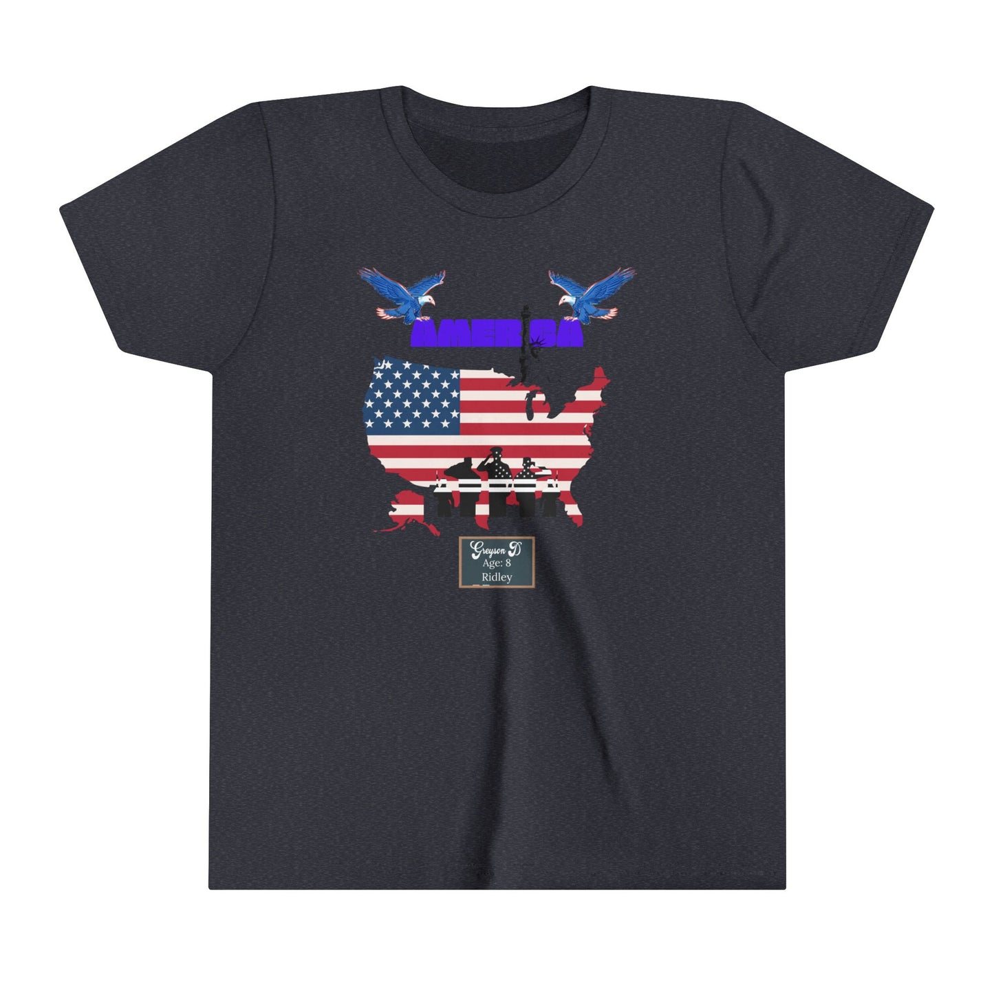 Grey 8, Ridley YOUTH tshirt