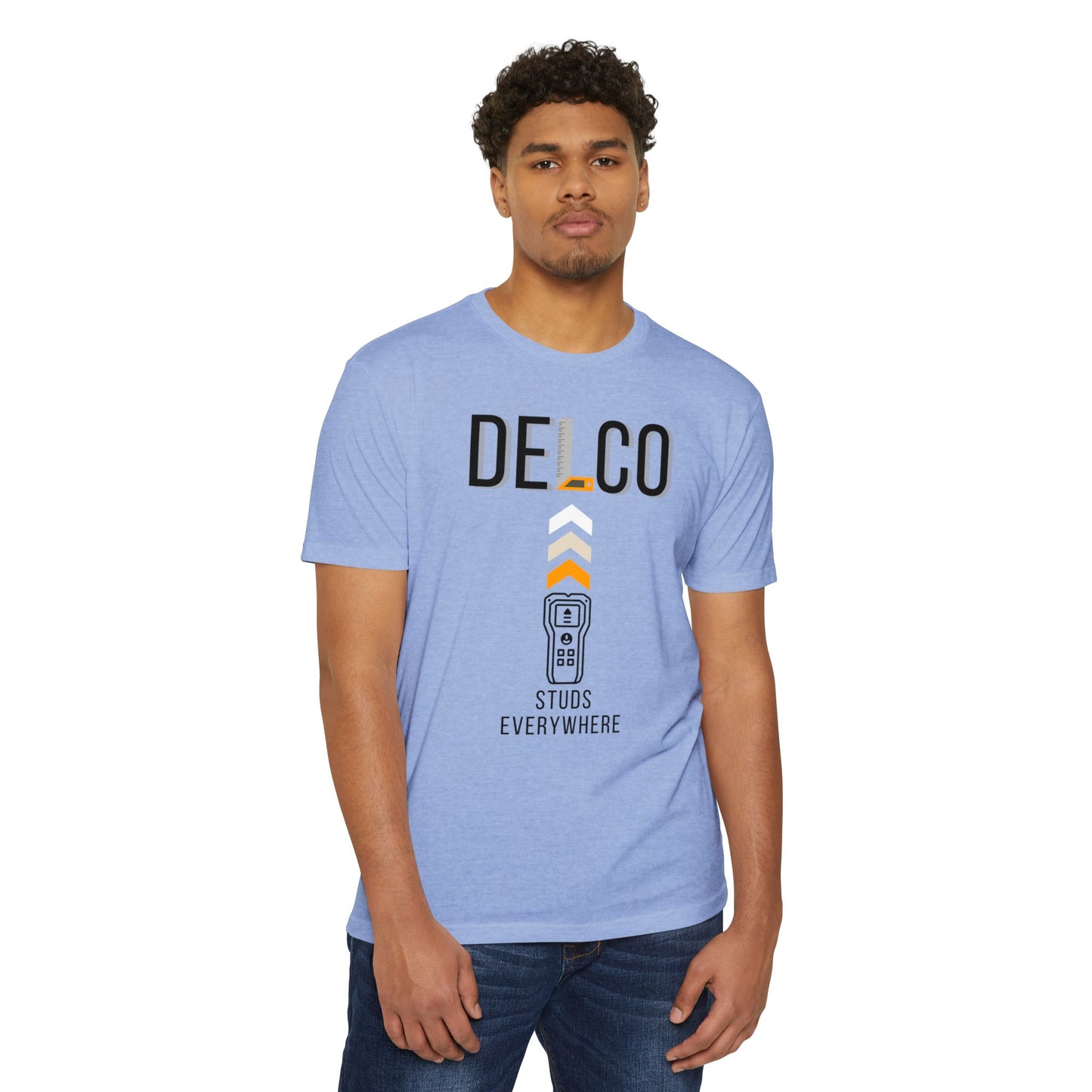 Studs Everywhere Delco CVC T-shirt