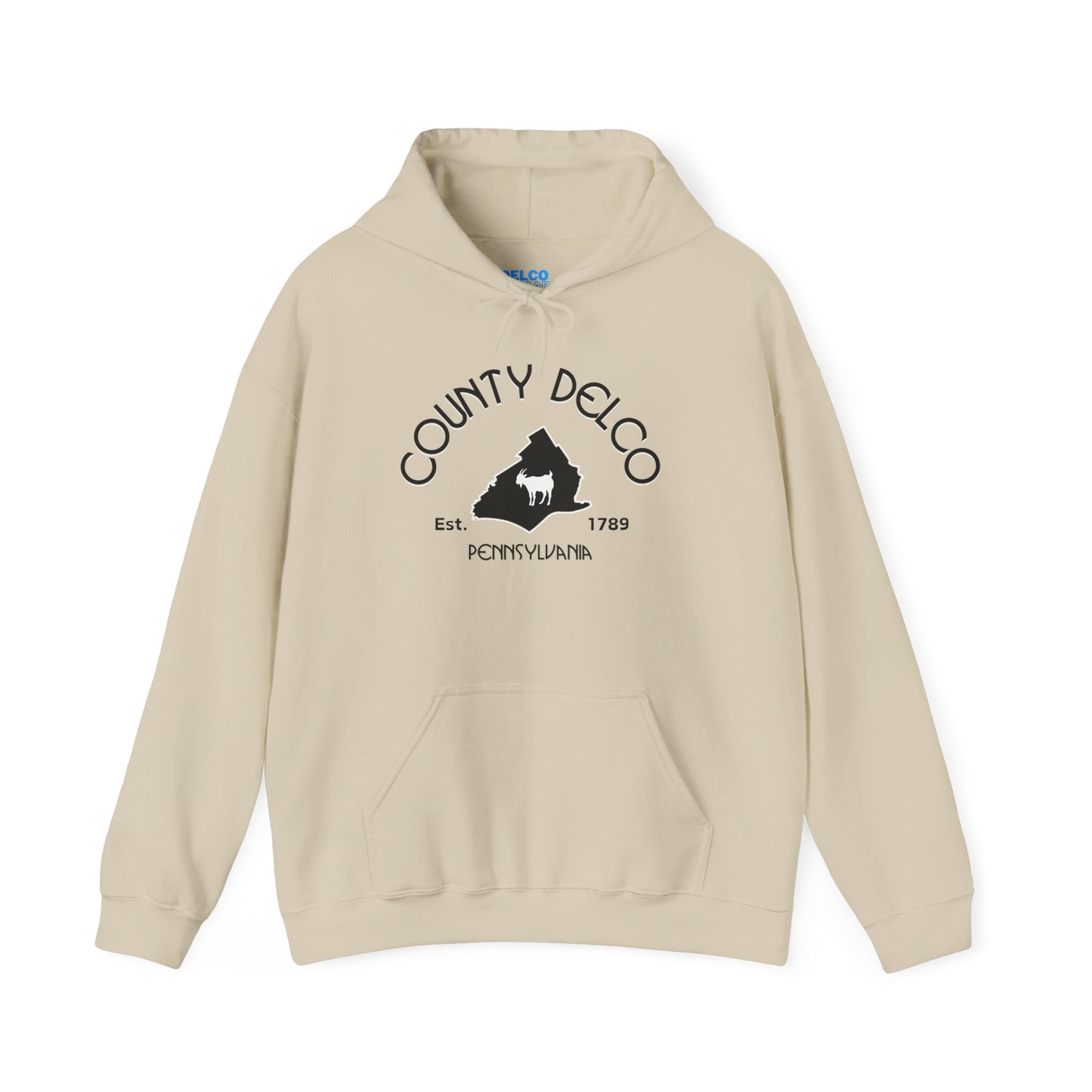 County Delco Goat Hoodie