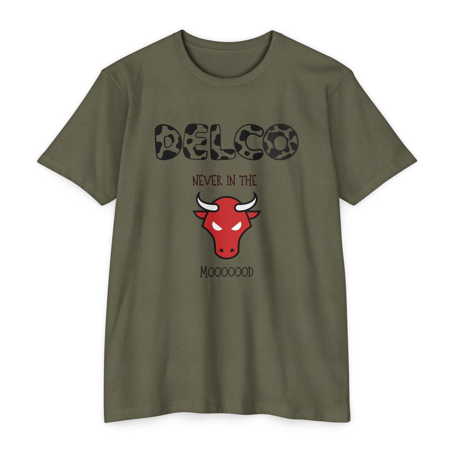 Never in the Mooood CVC T-shirt