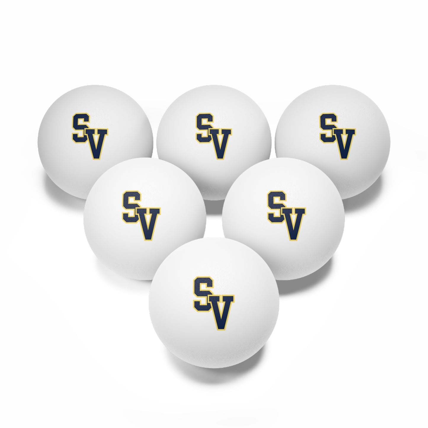 Sun Valley Ping Pong Balls, 6 pcs