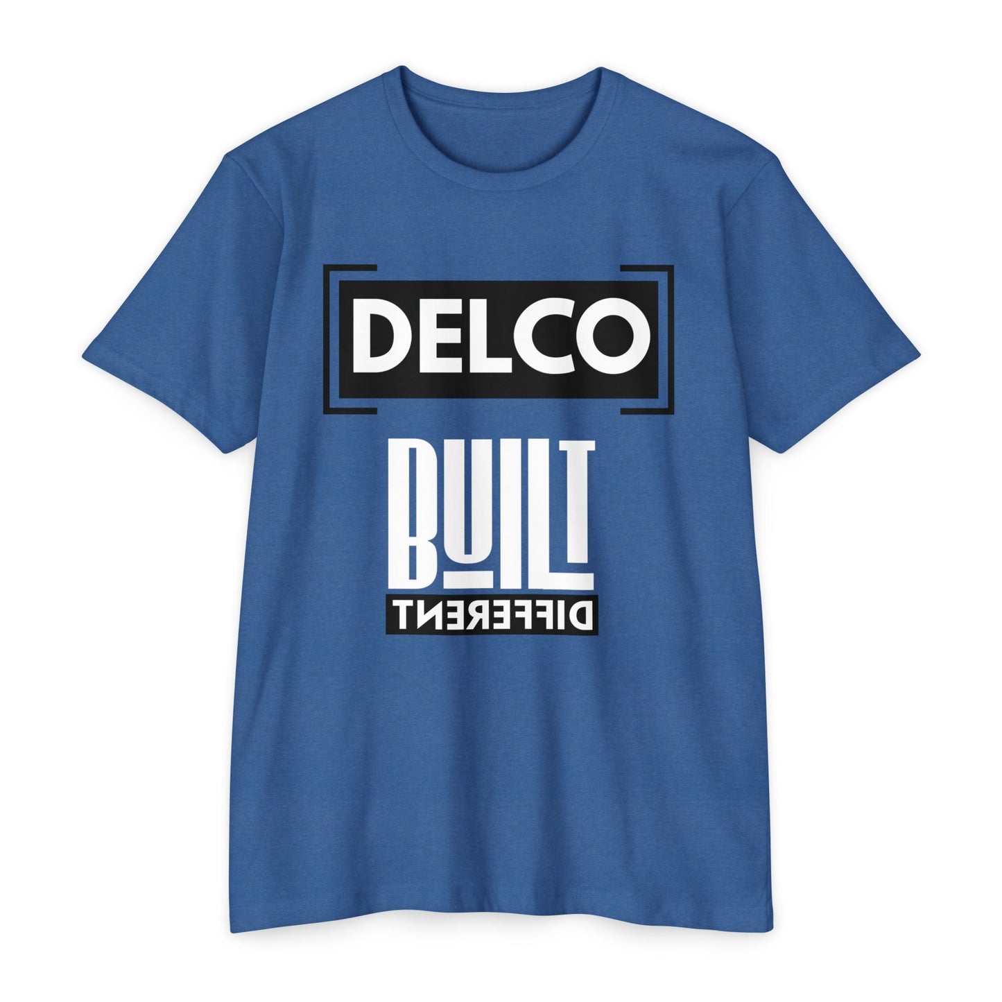 Built Different Delco CVC T-shirt