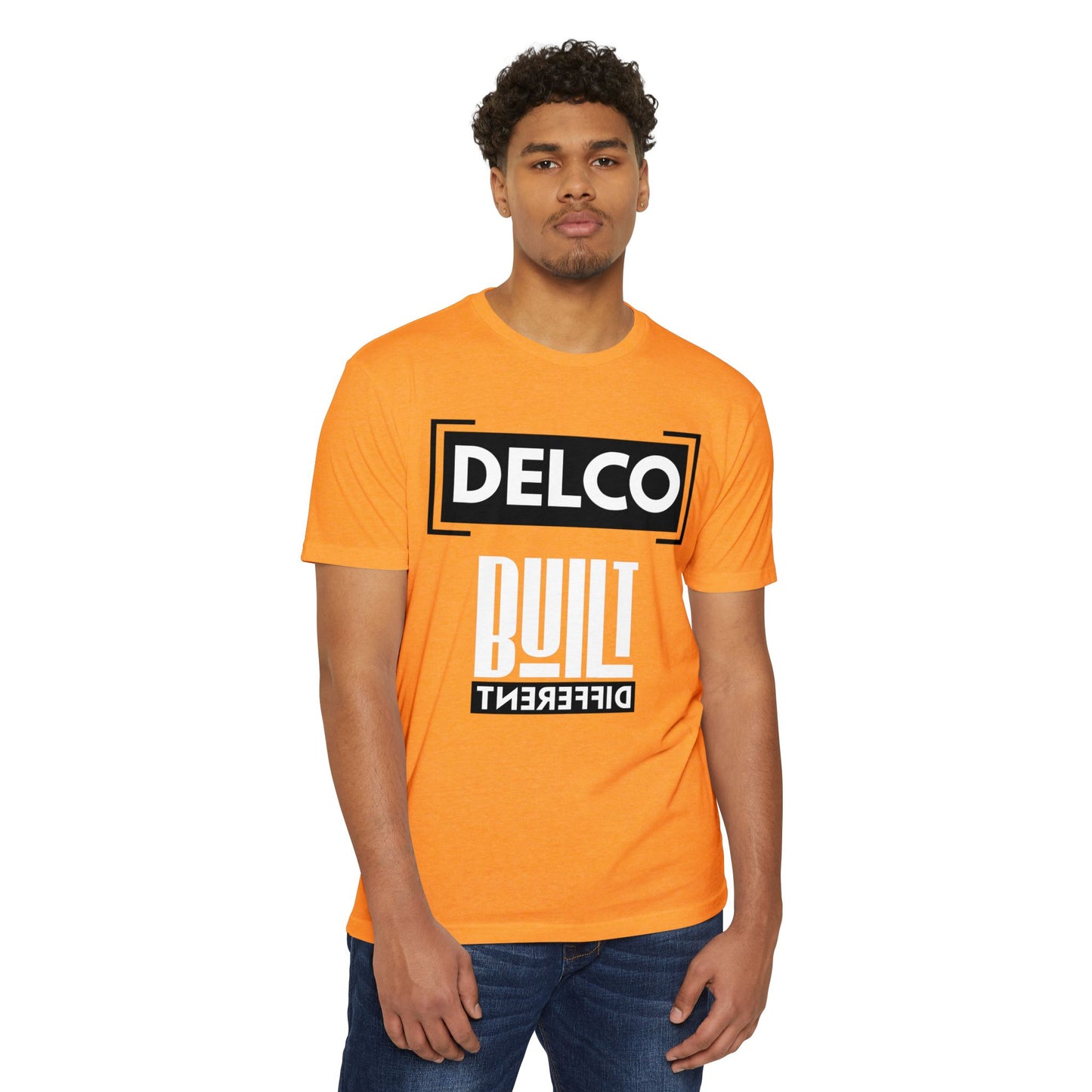 Built Different Delco CVC T-shirt