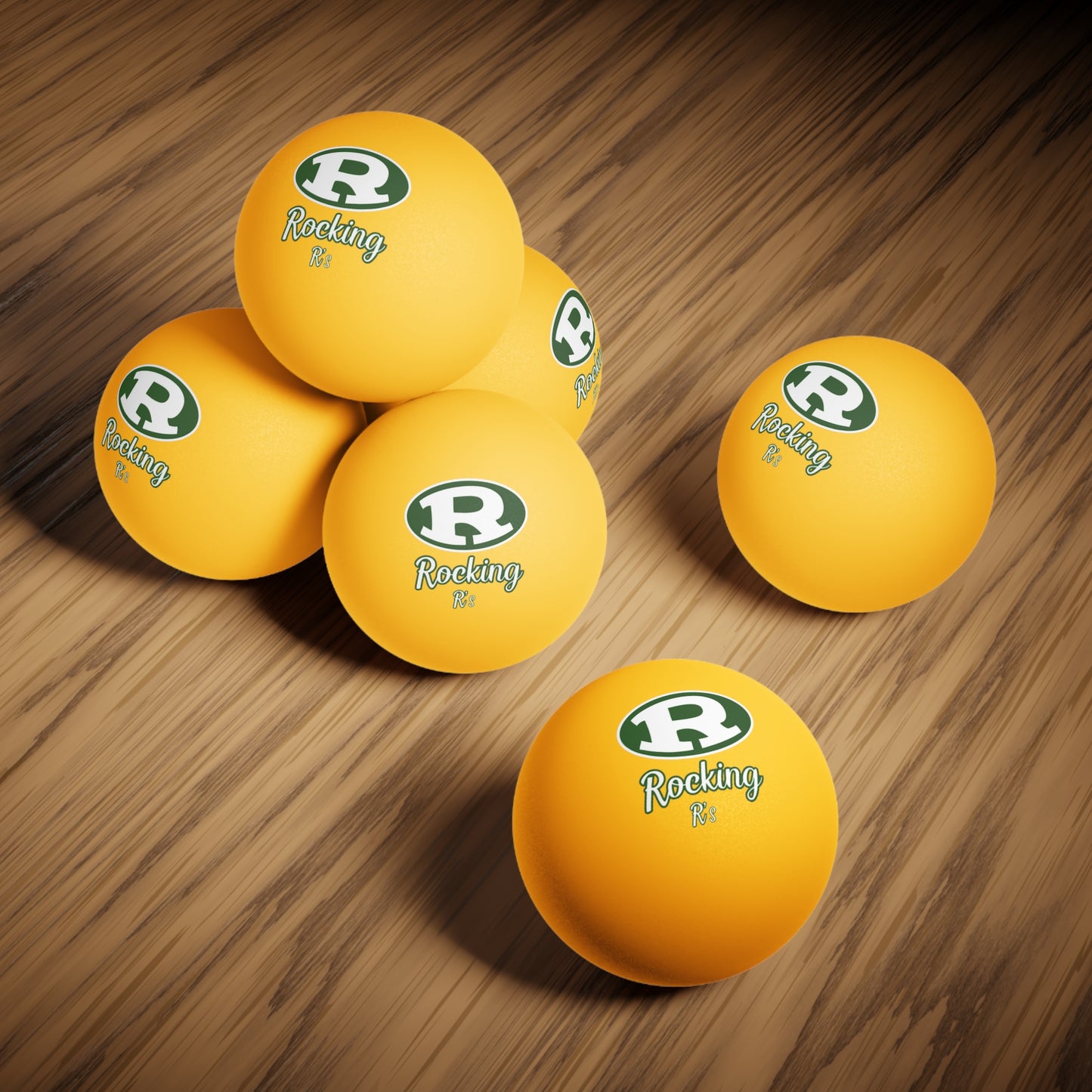 Ridley Rocking Rs Ping Pong Balls, 6 pcs