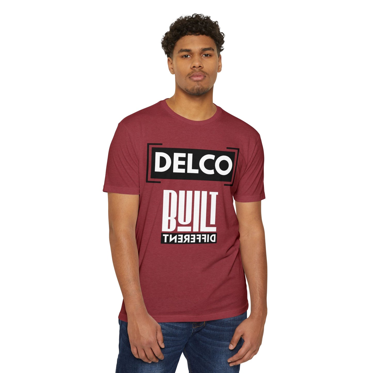 Built Different Delco CVC T-shirt
