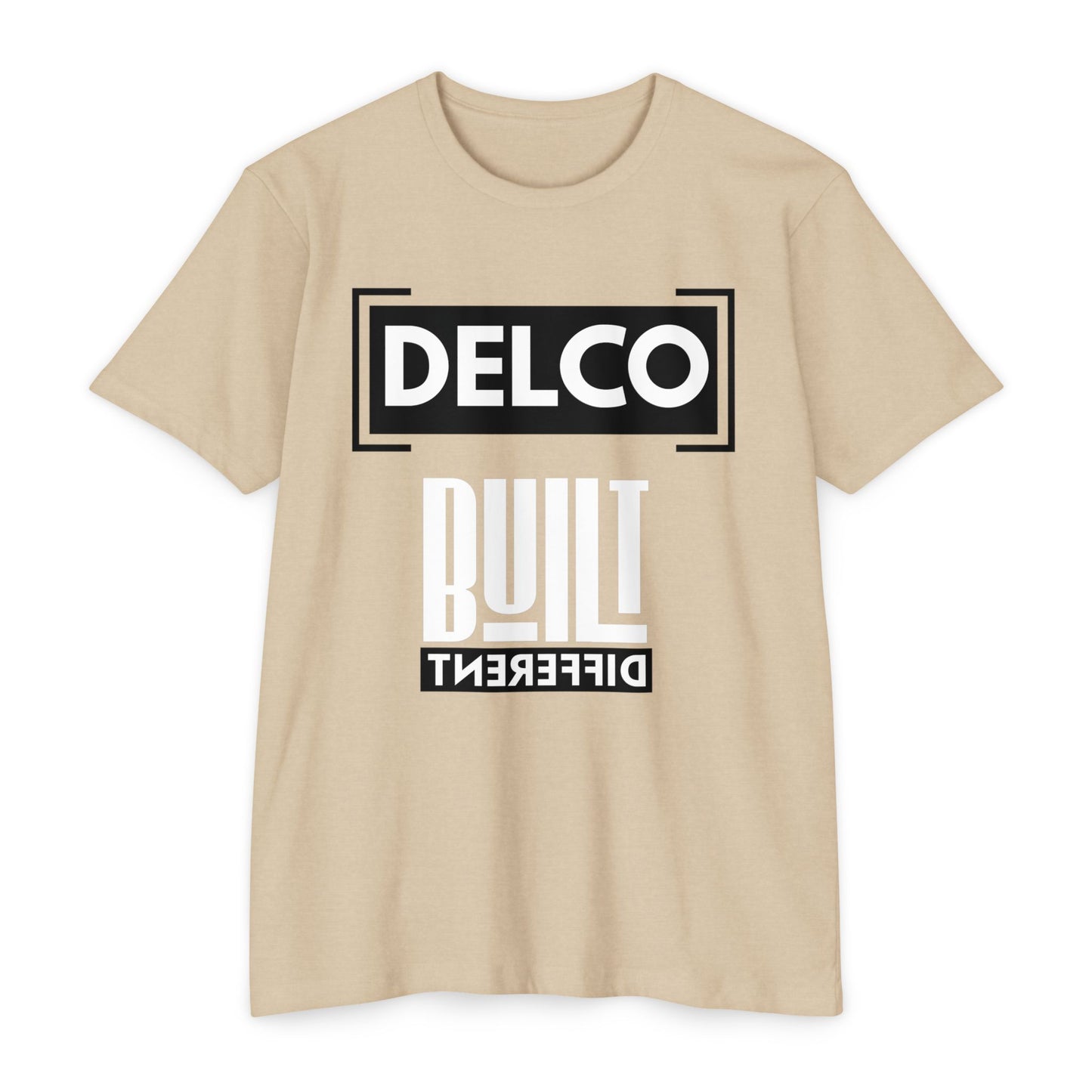 Built Different Delco CVC T-shirt