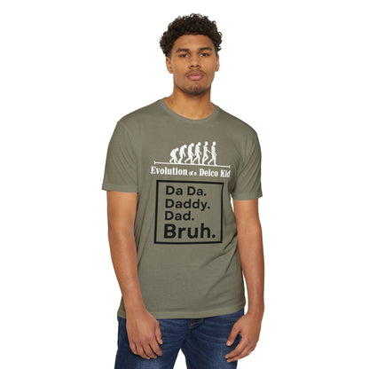 Evolution of a Delco Kid DAD CVC T-shirt