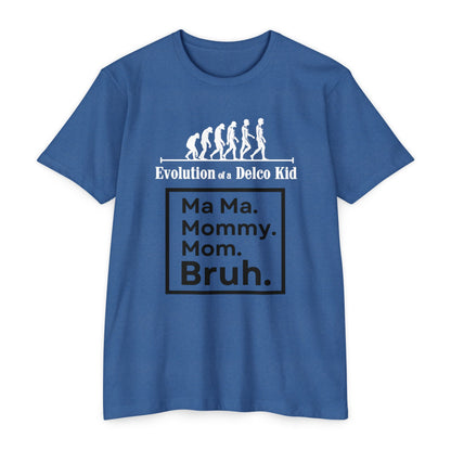 Evolution of a Delco Kid MOM CVC T-shirt