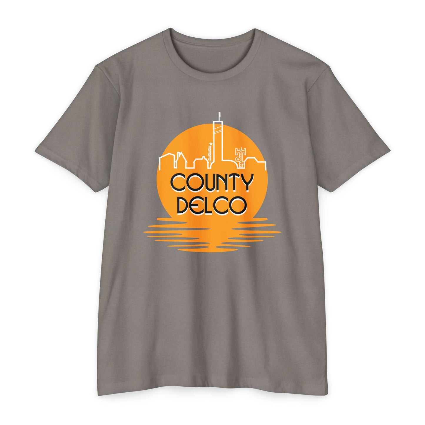 Sunset Skyline Delco CVC T-shirt