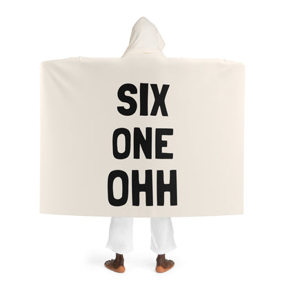 Hooded Sherpa Fleece Blanket