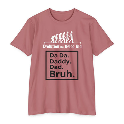 Evolution of a Delco Kid DAD CVC T-shirt