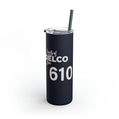 Delco Sippy Straw Tumbler, 20oz