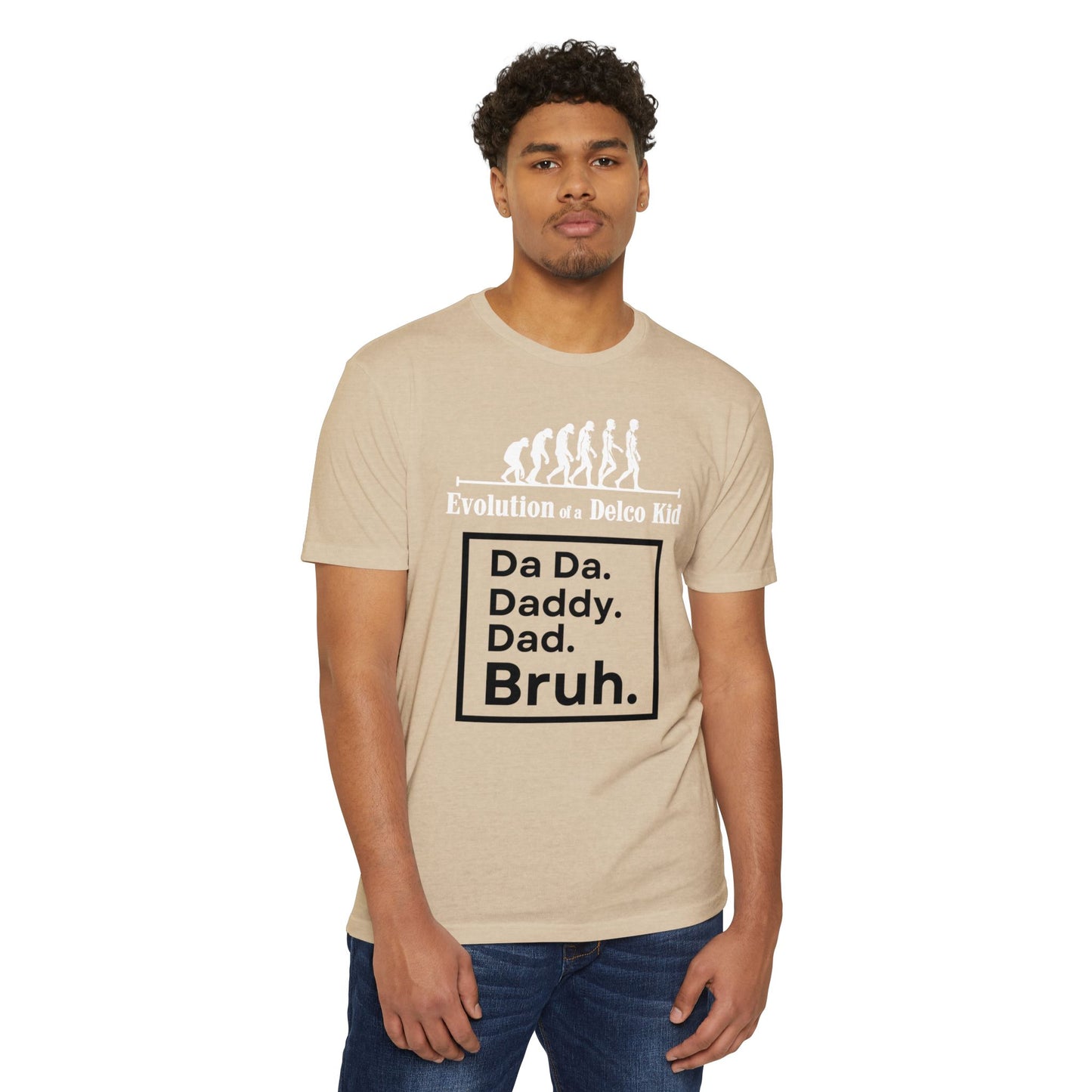 Evolution of a Delco Kid DAD CVC T-shirt