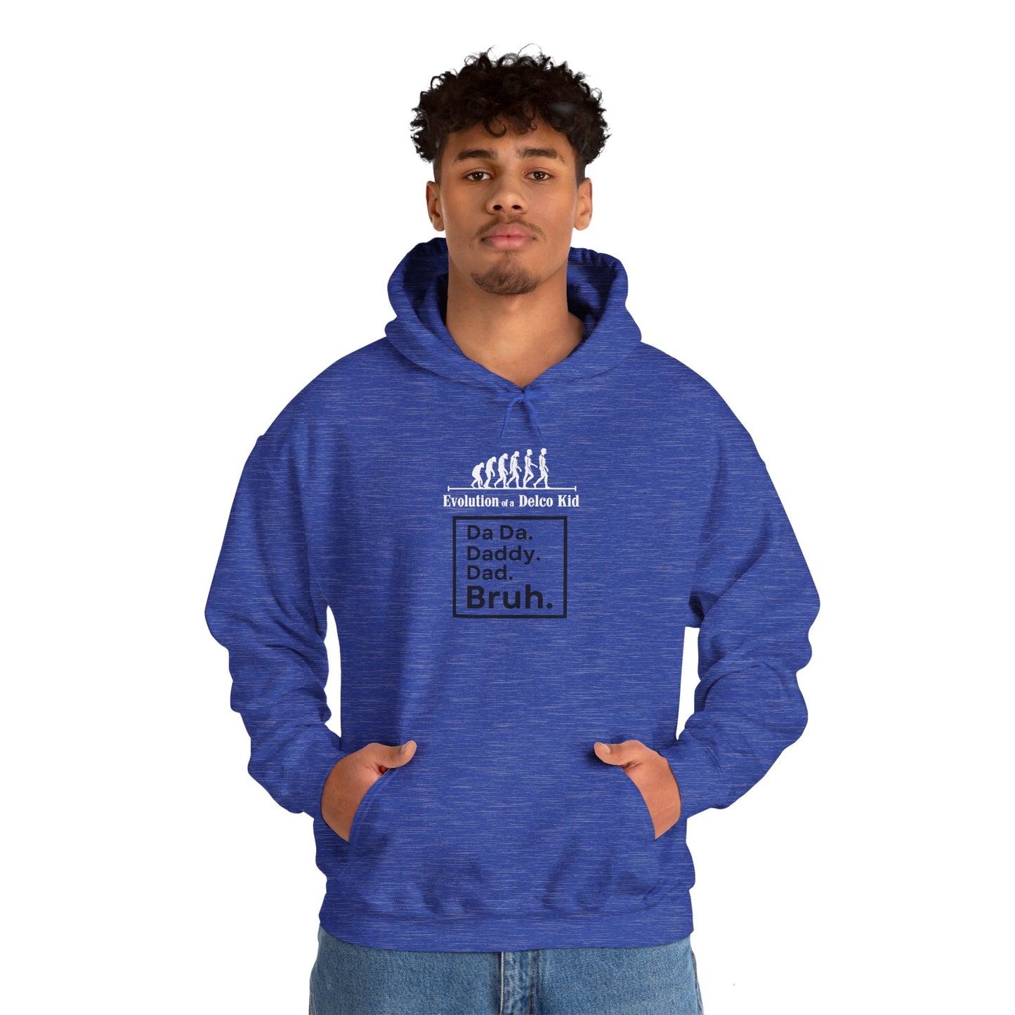Evolution of a Delco Kid DAD Hoodie
