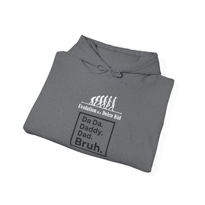 Evolution of a Delco Kid DAD Hoodie
