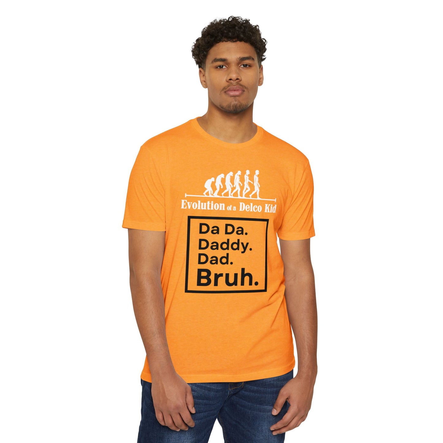 Evolution of a Delco Kid DAD CVC T-shirt