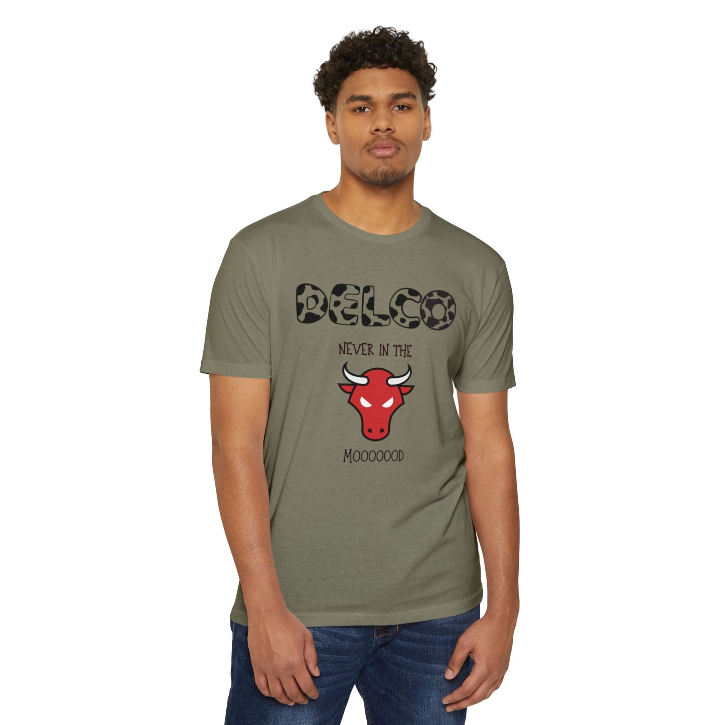 Never in the Mooood CVC T-shirt