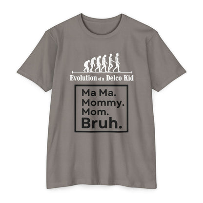 Evolution of a Delco Kid MOM CVC T-shirt
