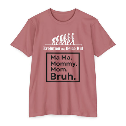 Evolution of a Delco Kid MOM CVC T-shirt
