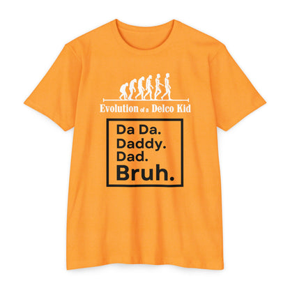 Evolution of a Delco Kid DAD CVC T-shirt