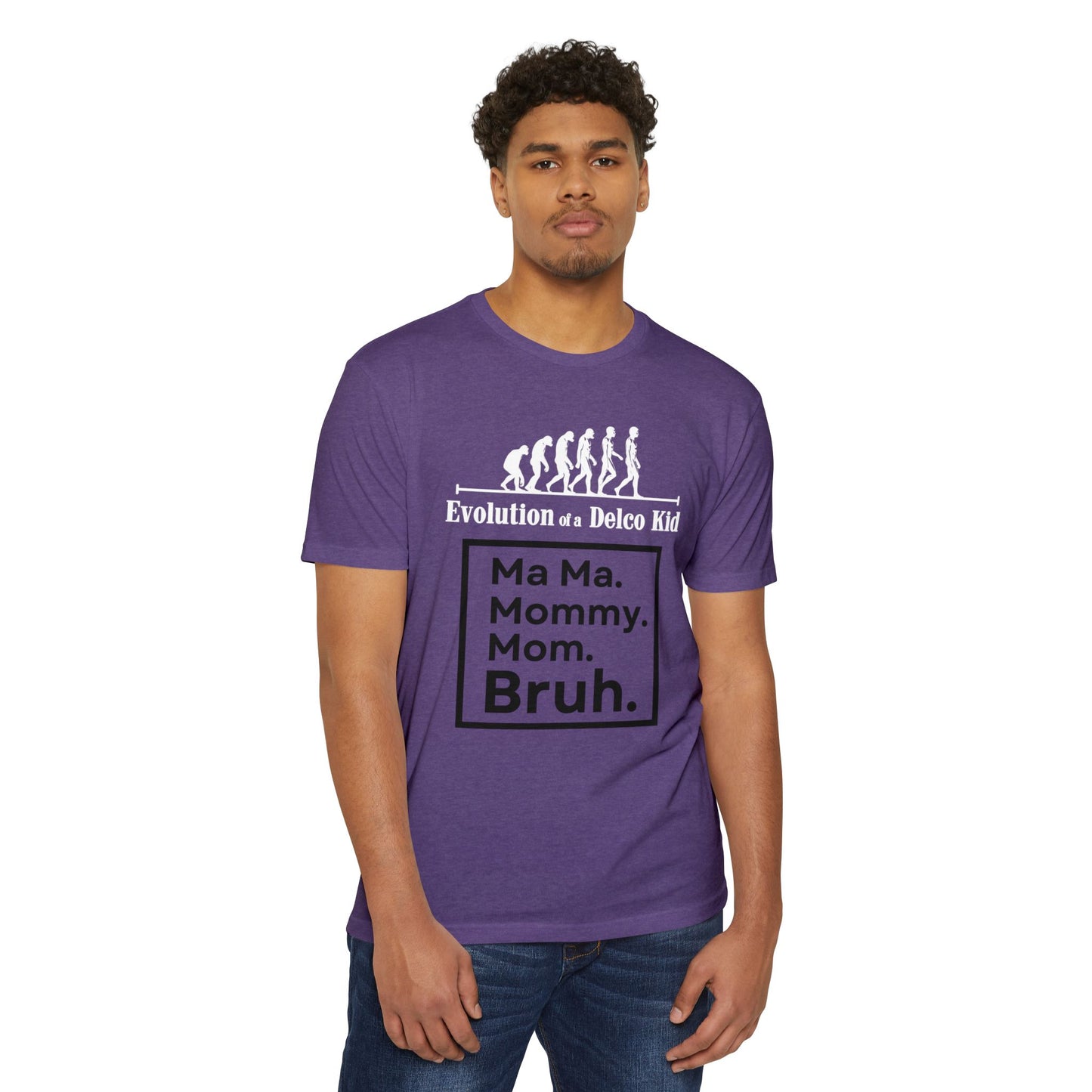 Evolution of a Delco Kid MOM CVC T-shirt